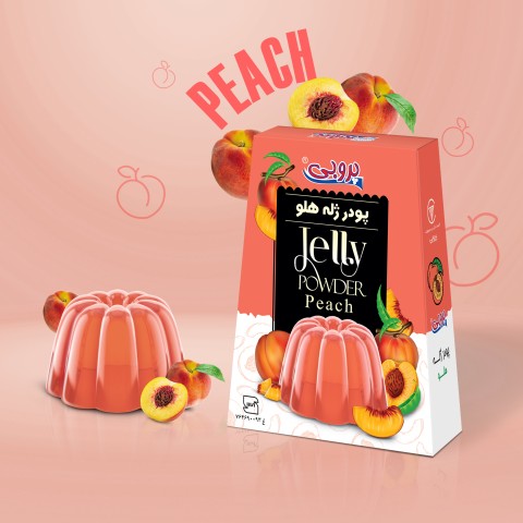 پودر ژله هلو